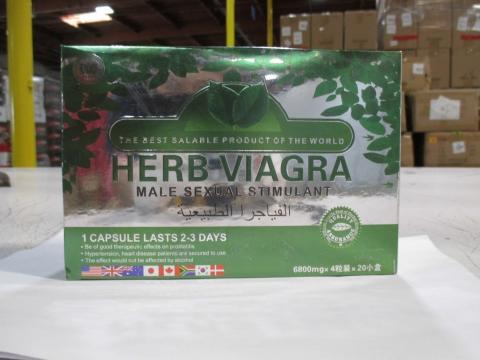 Public Notification: Herb Viagra Male Sexual Stimulant contains ...